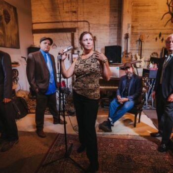 The Delines in their rehearsal studio, Sept 2018. Photo by Jason Quigley