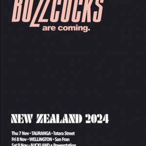 Buzzcocks Tour 2024 Poster